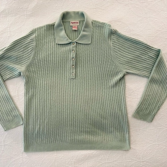 Sage Green Cable Knit - Picture 3 of 5